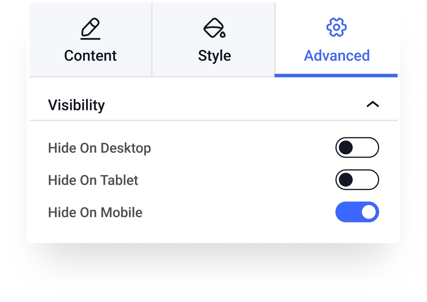 Pixel Perfect Designs
with Responsive Icons
