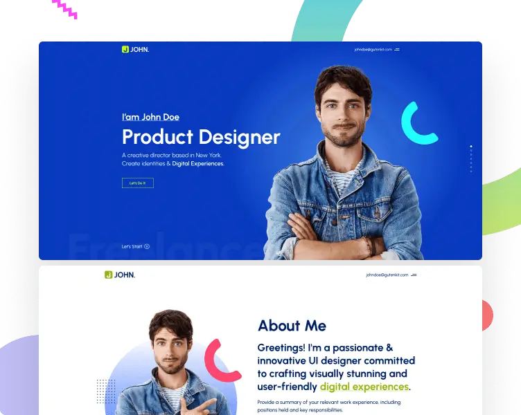 One Page Scroll feature by the GutenKit Gutenberg plugin for WordPress