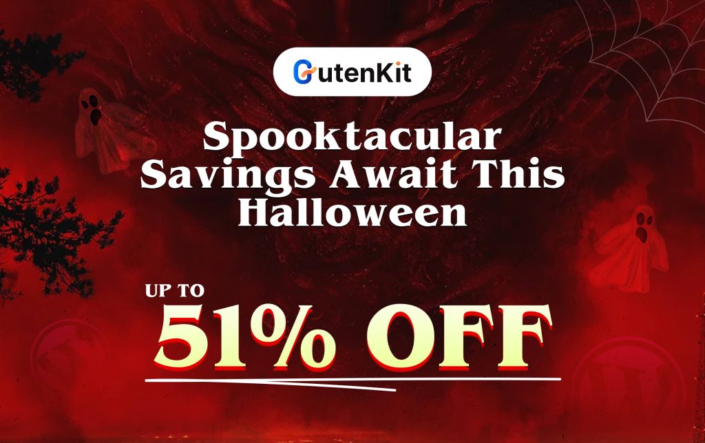 GutenKit Halloween Deal 2025