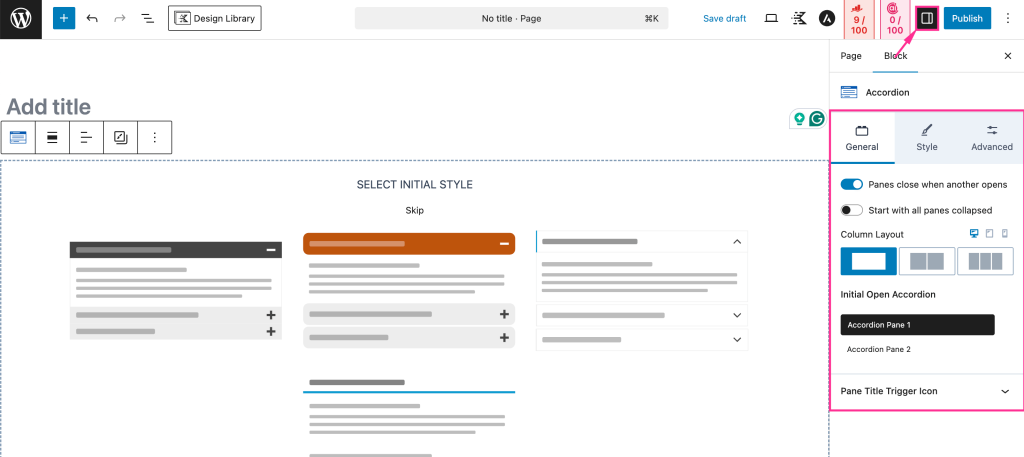 Design and customization flexibility of Kadence Blocks