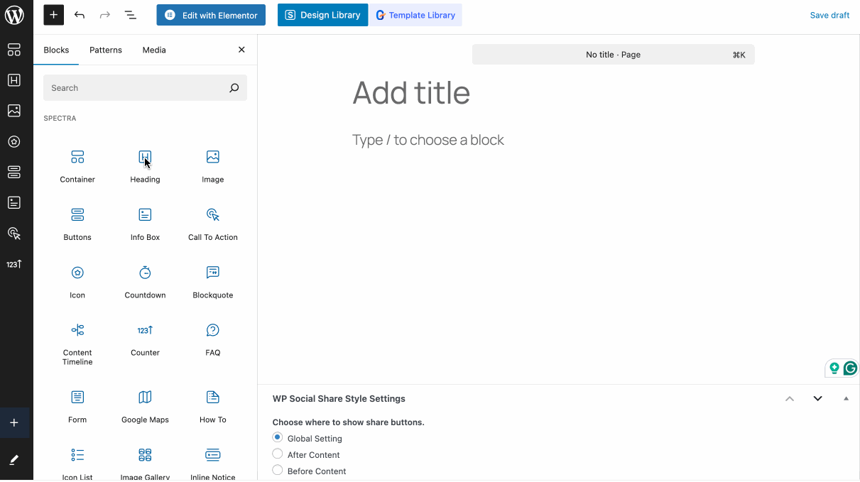 Design and customization flexibility of Spectra Blocks