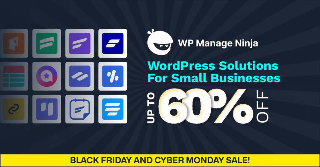 WPManageNinja Black Friday deal
