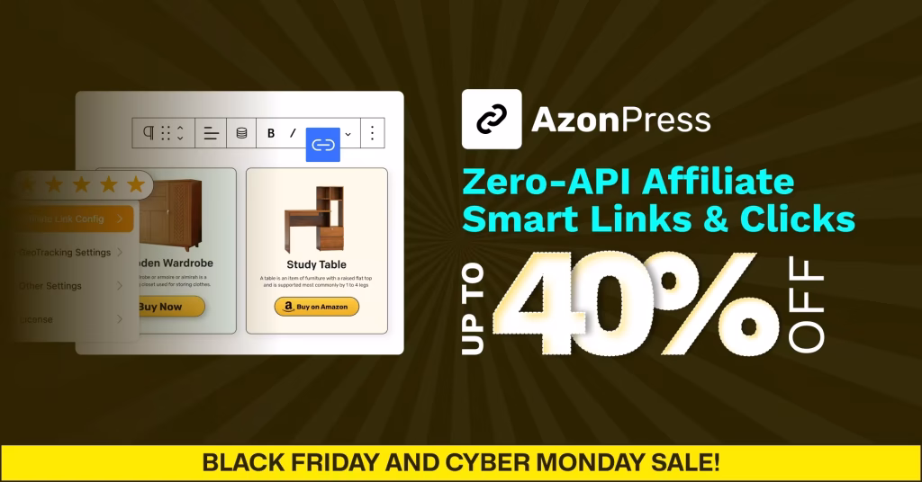 AzonPress Black Friday deal
