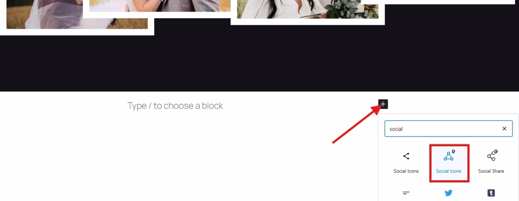 Add new section or block to your website