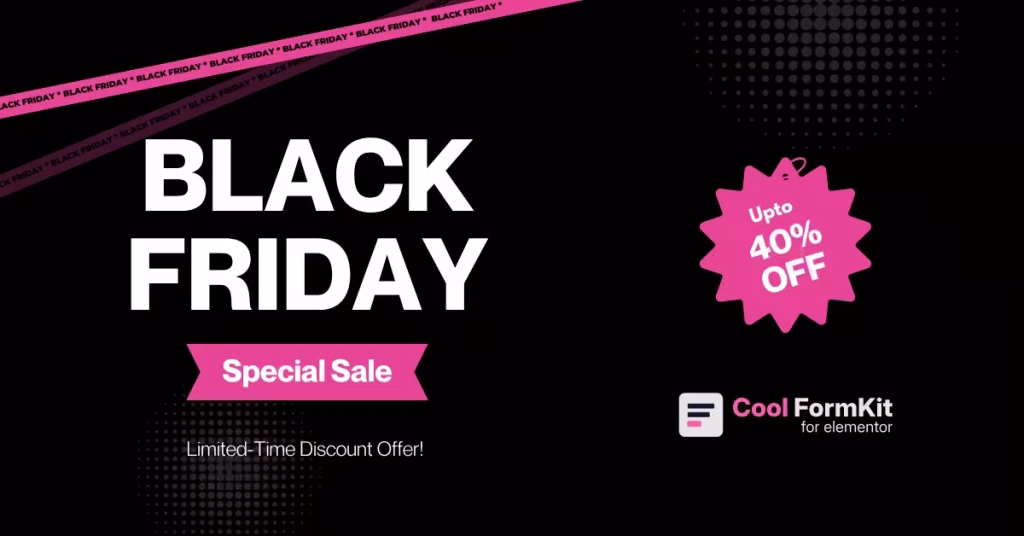 Cool FormKit Black Friday deal