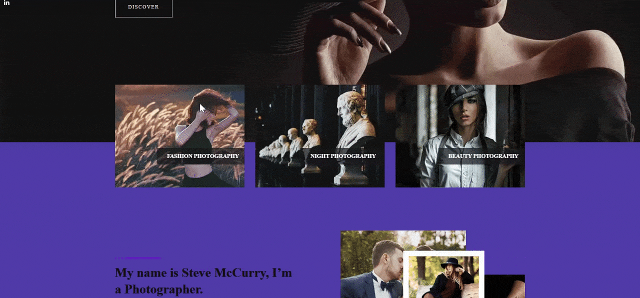 Portfolio Website in Live