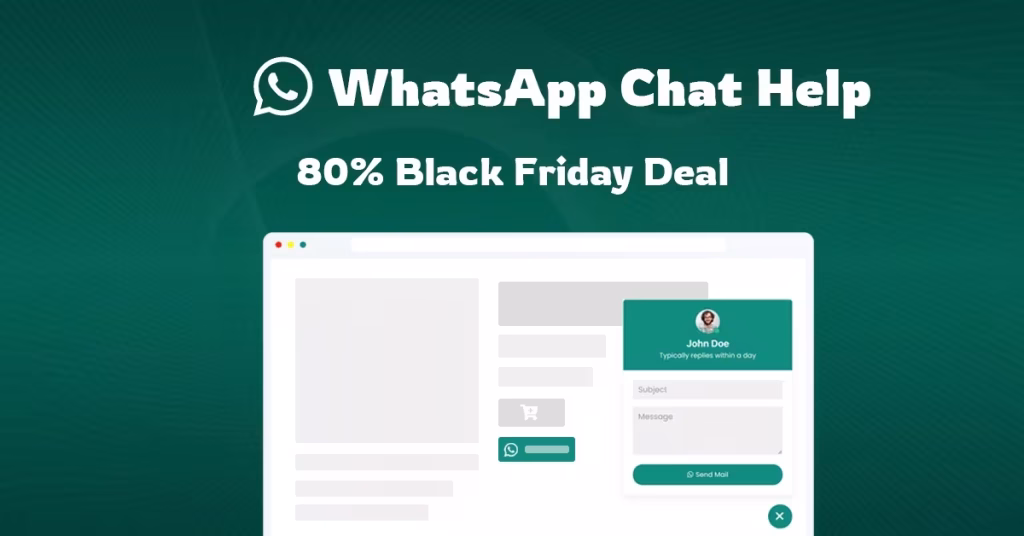 Chat Help black friday deal