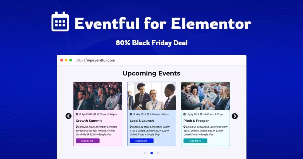 Eventful for Elementor