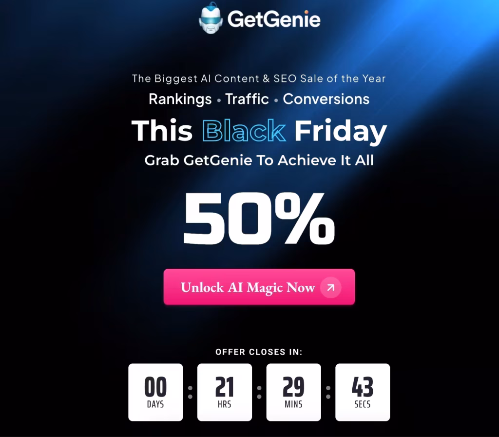 Ensure device-responsive Black Friday landing