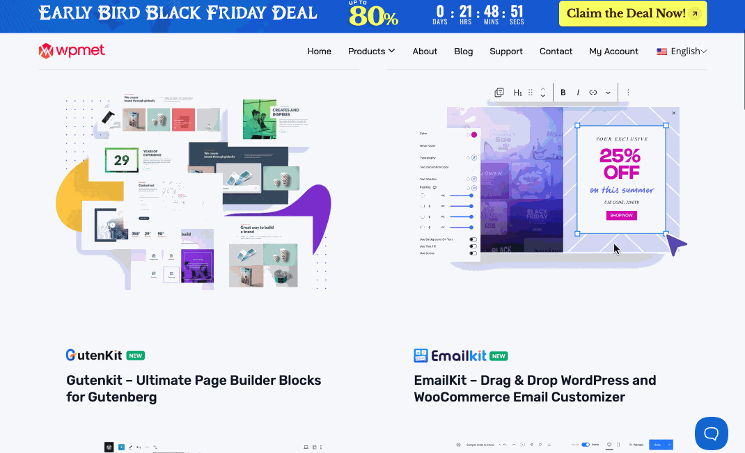 sticky call-to-action button at the appropriate place