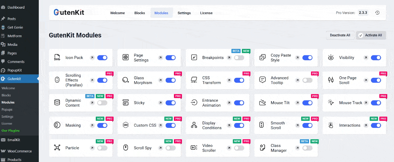 Enable the Advanced Tooltip Module