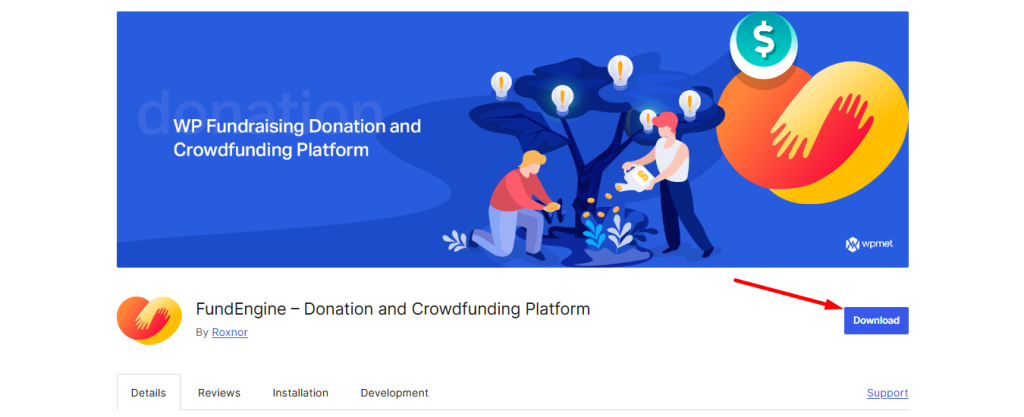 FundEngine is a dedicated donation plugin