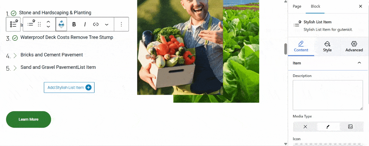 Customize CTA button