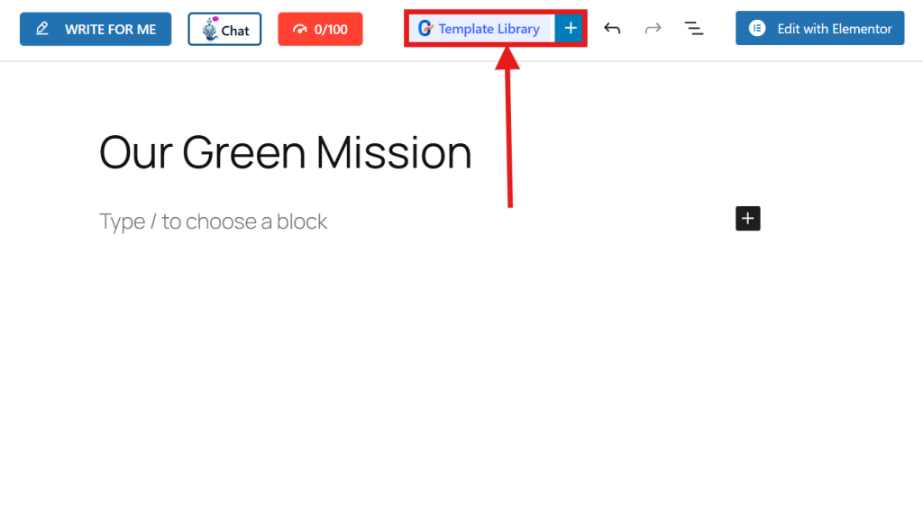 GutenKit template library