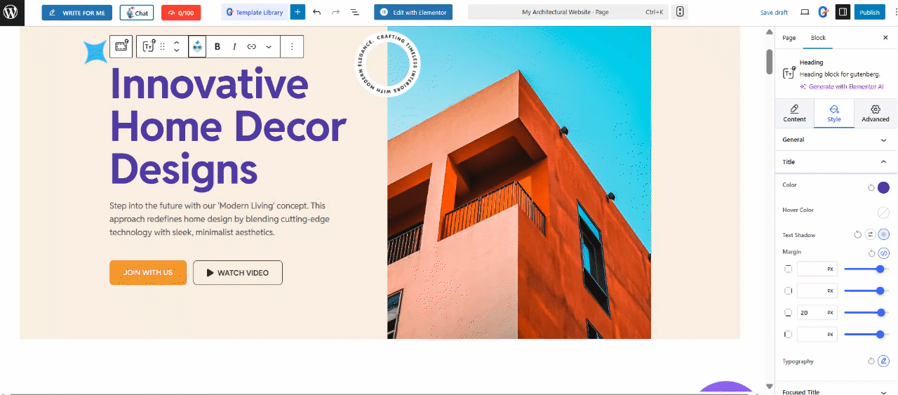 Add Image to the template