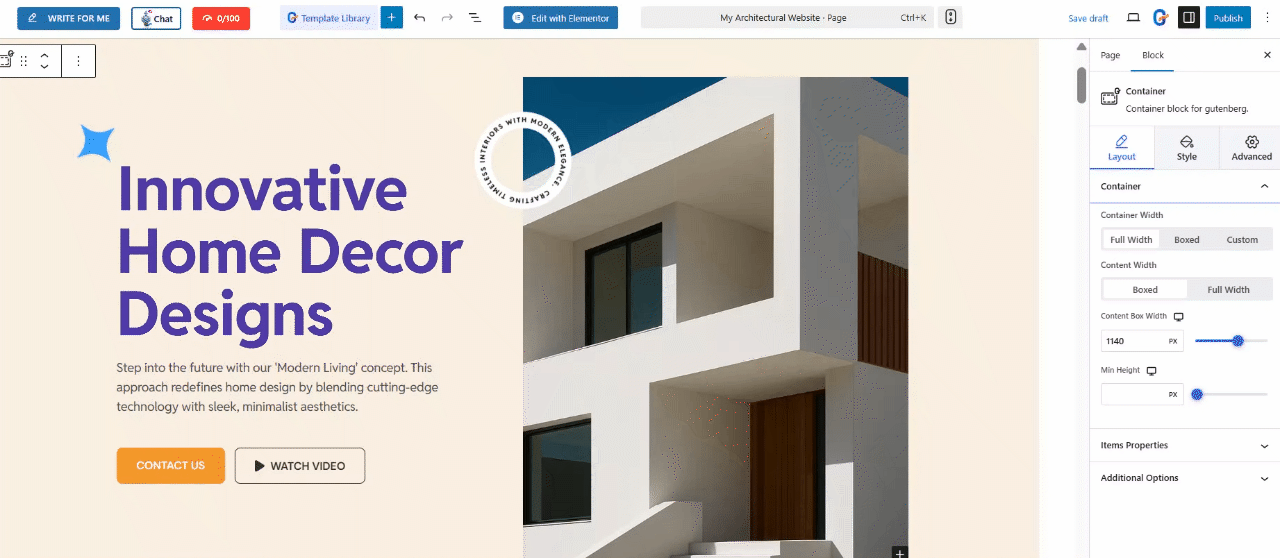 Customize CTA button